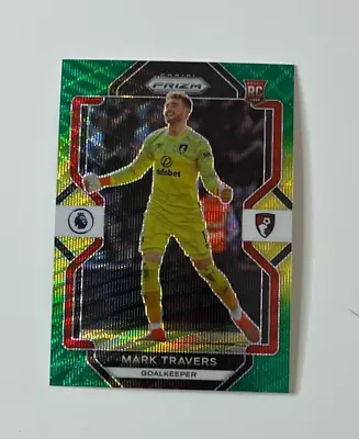 2022-23 Panini Prizm Premier League Mark Travers RC Green & Yellow Prizm #214 • $1.69