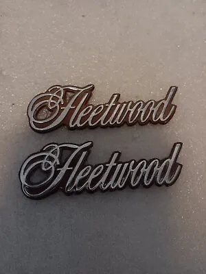 85 Vintage Cadillac Fleetwood Script Emblem 20208137 **PAIR** • $33.99