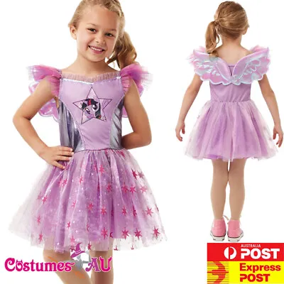 Licensed Girls My Little Pony Twilight Sparkle Costume Child Moves Fancy Dress • £15.46