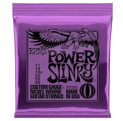 Ernie Ball 2220 Power Slinky 11-48 Electric Guitar Strings *Brand New • $10.95