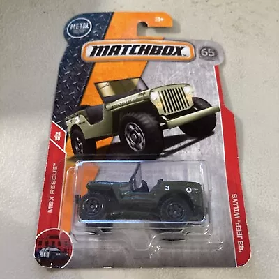 Matchbox Green '43 Jeep Willys 121/125 • $11