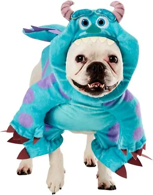 Disney Monsters Inc Walking James Sulley Cute Family Dog Halloween Costume XL • $18.98