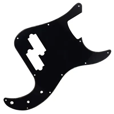 Single Layer Black 11 Hole Bass Pickguard Scratch Plate Pick Guard For 4 St Y1P5 • £16.79