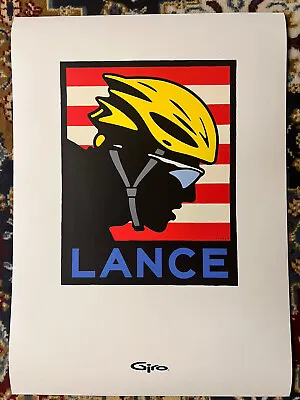 Lance Armstrong Tour De France Giro Cycling Poster Rare Schwab Limited DVD Bonus • $150