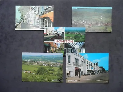 5 Postcards Of Honiton Ye Honiton Lace Shoppe Coffe House New Dolphin Hotel • £2.99