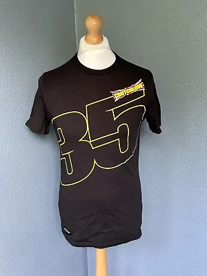 Cal Crutchlow #35 Black Motorcycle Moto GP T Shirt Top Adults Mens Size Medium M • £7.99