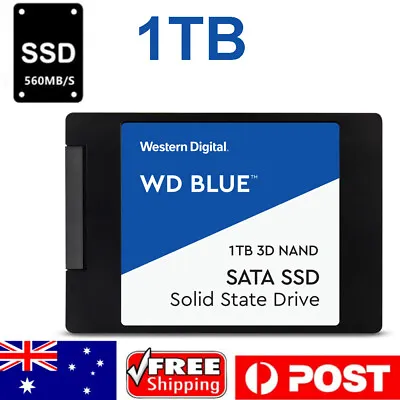 $69.99 • Buy SSD 1TB WD Green Blue Internal Solid State Drive NVMe 2.5