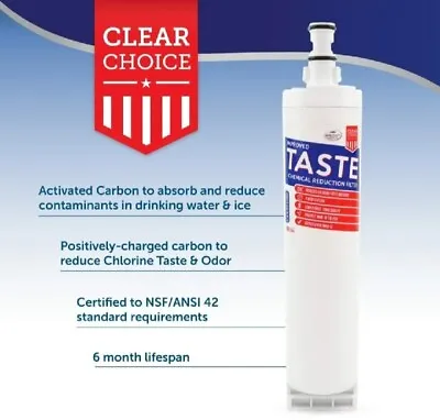 £14.35 • Buy  Clear Choice Taste CLCH100 (4396508) Refrigerator Ice And Water Filters