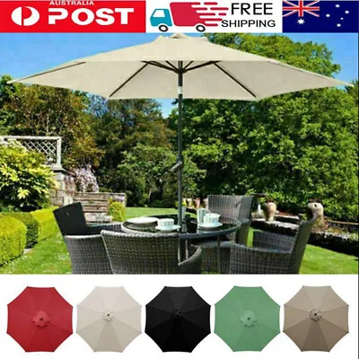 $32.88 • Buy 3m Replacement Fabric Garden Parasol Canopy COVER For 8Arm Umbrella Sunshade AU