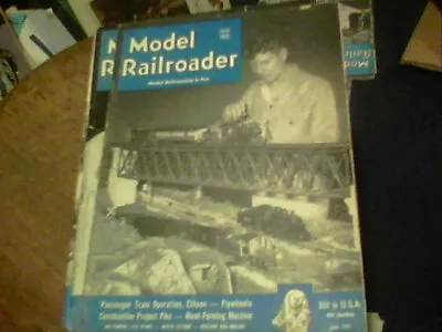 Model Railroader June 1951 Flywheels Passenger Train Operation HO Gauge Live • $4.99