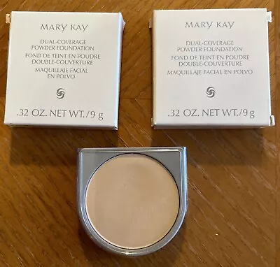Mary Kay Dual-Coverage Powder Foundation Ivory 100 869500 .32 Oz 8695 • $15