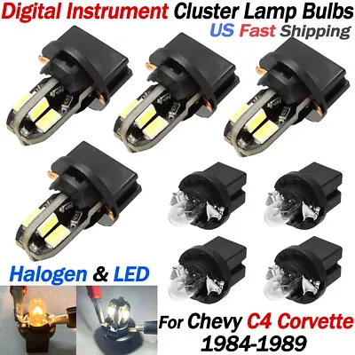 For 84-89 Corvette C4 Led Dash Instrument Cluster Lamps Upgrade Halogen 7073 882 • $34.99