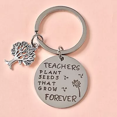 Teacher Keyring Teacher Gift Keychain /Gift Idea / Key Ring - Teach - School • $13.99