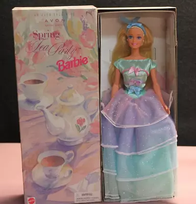 BARBIE SPRING TEA PARTY AVON EXCLUSIVE By Mattel!!! • $12.99