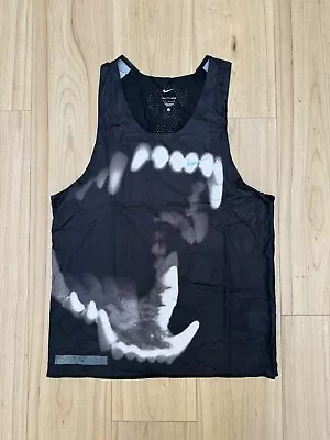 Nike Dri-FIT ADV Run Division Pinnacle Running Tank Black DOG DX0845-010 Sz M • $55