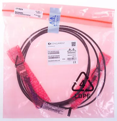 Mellanox MC2309130-003 3 Meter Splitter Cable Ethernet 10GbE QSFP To SFP+ - New • $12.20