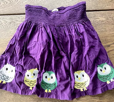 Mini Boden Embroidered Owl Girls Skirt Size 13-14 • $19.99