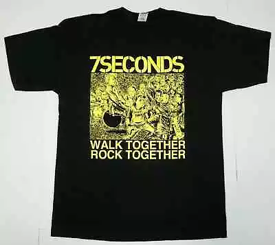 7 SECONDS T-shirt Punk Rock Band Adult Men S Tee Black 100 Cotton New.webp • $18.99