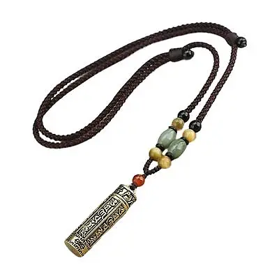 Tibetan Gawu Box Pendant Necklace Religious Jewelry Amulet Prayer Women Men • £8.35