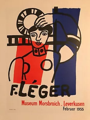 Fernand Leger Poster  Morsbroich Museum  Original Mourlot Lithograph Rare • $65