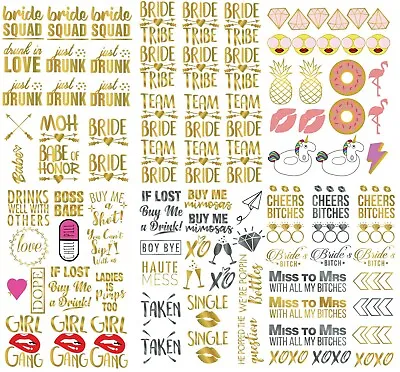 £4.49 • Buy 100+ Bachelorette Party Tattoos Bridesmaid Gift Bride Tribe Party Favors Hen