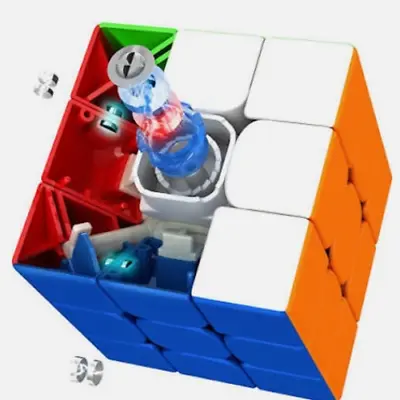 Pack Of (3) Stocking Stuffers-Moyu 3x3  Stickerless Speed Cube-2020 Edition • $24.99