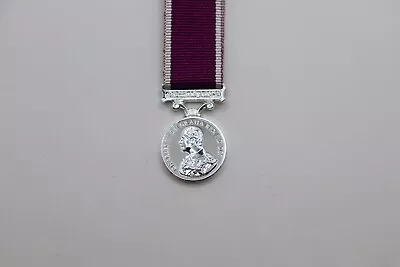 King Charles Army Long Service And Good Conduct Miniature Medal CIIR LS&GC • £17.95