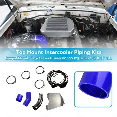 Intercooler Pipe Kit Suitable For Toyota Landcruiser 80 100 105 Series 1HZ 4.2L • $65.95