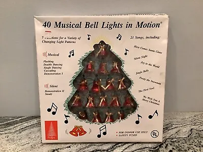 Vintage 40 Christmas Musical Bell Lights In Motion 21 Songs 7 Functions • $39.99