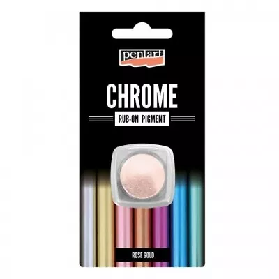 Pentart Chrome Rub On Pigment - Rose Gold - 41351 • £4.99