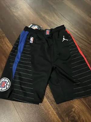 New Nike Youth Los Angeles LA Clippers NBA Shorts Size Kids Small Swing Man • $30