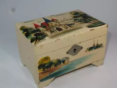 VINTAGE JAPANESE Lacquered Musical Jewellery Box 1950s For Restoration • $12.30