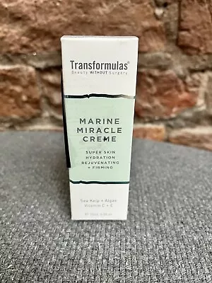 Transformulas Marine Miracle Creme 15ml Vitamin C+E Hydration/Firming Brand New • £28.49