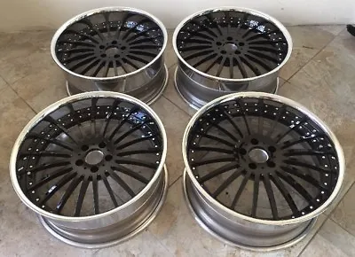 Vellano VSP 3Piece 20x9 ET 21 20x9 ET 14 PCD 5:112 Gloss Black Chrome For AudiS5 • $3200