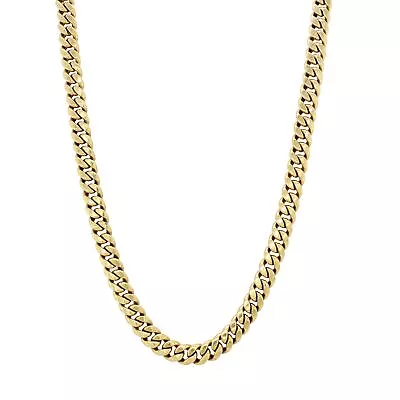 Modern Men's Solid 14k Yellow Gold 6.22 Mm Curb Link Chain 24  Necklace 27.9g • $3691.95