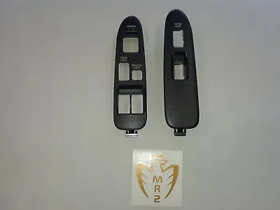  Toyota Mr2  Left Right Master Power Window Switch Bezel Trim 1991-1995 91 Sw20 • $134.10