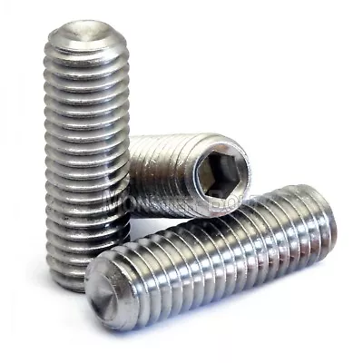 #8-32 - Cup Point Socket Set / Grub Screws SAE Coarse Stainless Steel A2 / 18-8 • $6.31