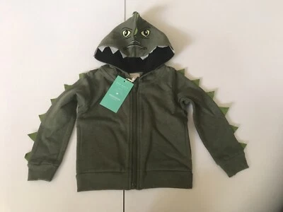£20 • Buy Monsoon Baby Boy Dinosaur Hoodie Age 12-18 Months *BNWT*