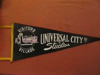Vintage Universal Studios Universal City California Full Size Felt Pennant Flag • $9.95