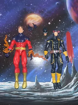 Marvel Legends Cyclops X-Men Puck BAF Wave Astonishing 2013 & 2023 Vulcan LOT • $30