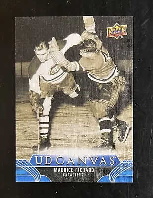 2023-24 Upper Deck Series 2 Canvas Legends #C242 Maurice Richard Canadiens HOF • $20