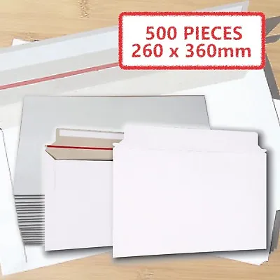 500x B4 300gsm 260 X 360mm Semi Rigid Business Envelope Hard Tough Mailer Bag • $208.95