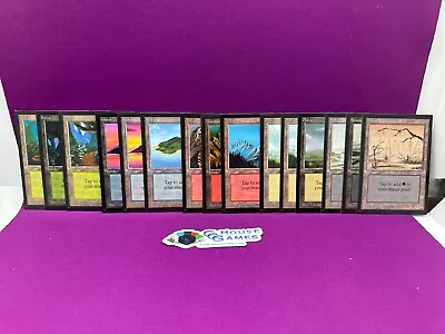 Collector's Edition Beta Complete Basic Land Set (15 Different Cards) *CCGHouse* • $99.99