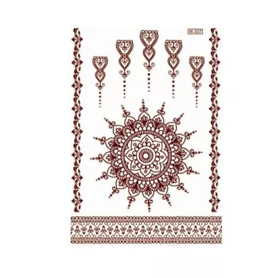 Henna Tattoos Mehndi Tattoos Sticker Art Stencil • £3.50