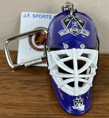 NHL LA KINGS Hockey Goalie Face Mask Keychain Sports Collectable Souvenirs • $7.99