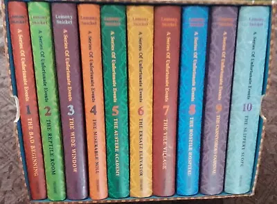 £35 • Buy New Boxed Set 8 X Hard Back Books A Series Of Unfortunate Events