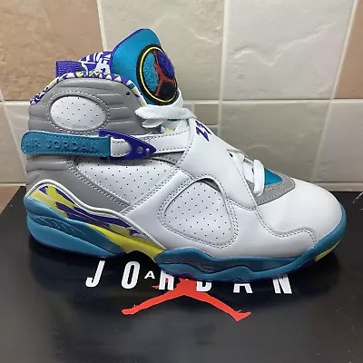 £45 • Buy Nike Women`s Air Jordan 8 Retro - US 7.5 / UK 5 (white/red/aquatone) From 2019