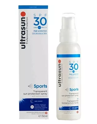 Ultrasun Sports Spray SPF30 Transparent Sun Protection Spray 150ml • £16.99