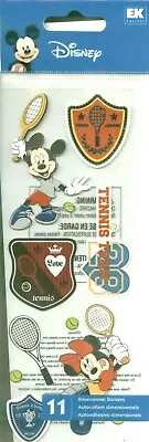 Disney Mickey Minnie Mouse Tennis Ball Racquet Racket Play Team Champs Stickers • $3.75