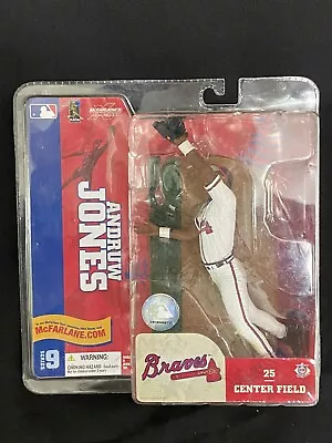 McFarlane MLB Series 9 Andrew Jones Atlanta Braves #25 Figure Baseball 2004 • $17